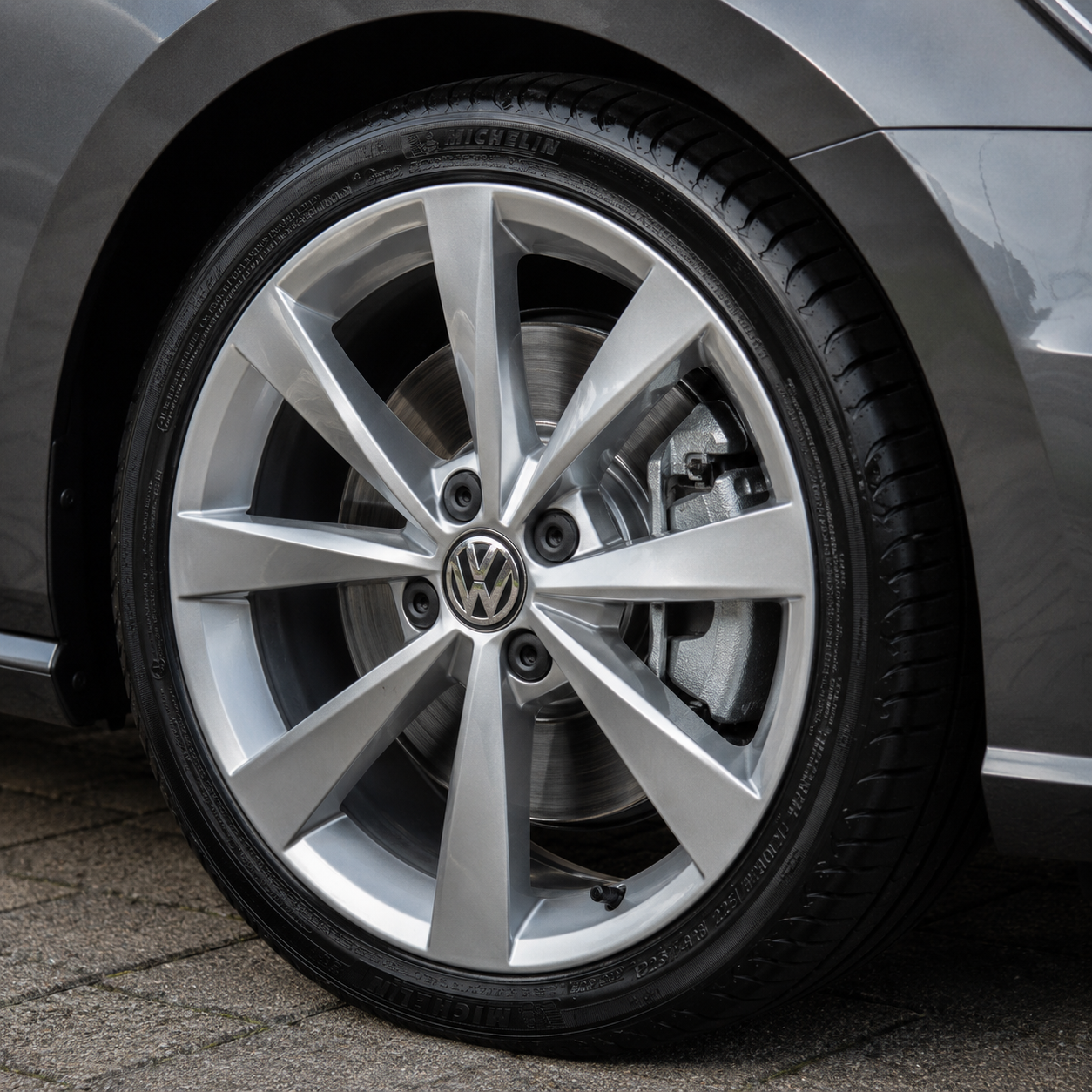 Premium vehicle detail showing a refined finish