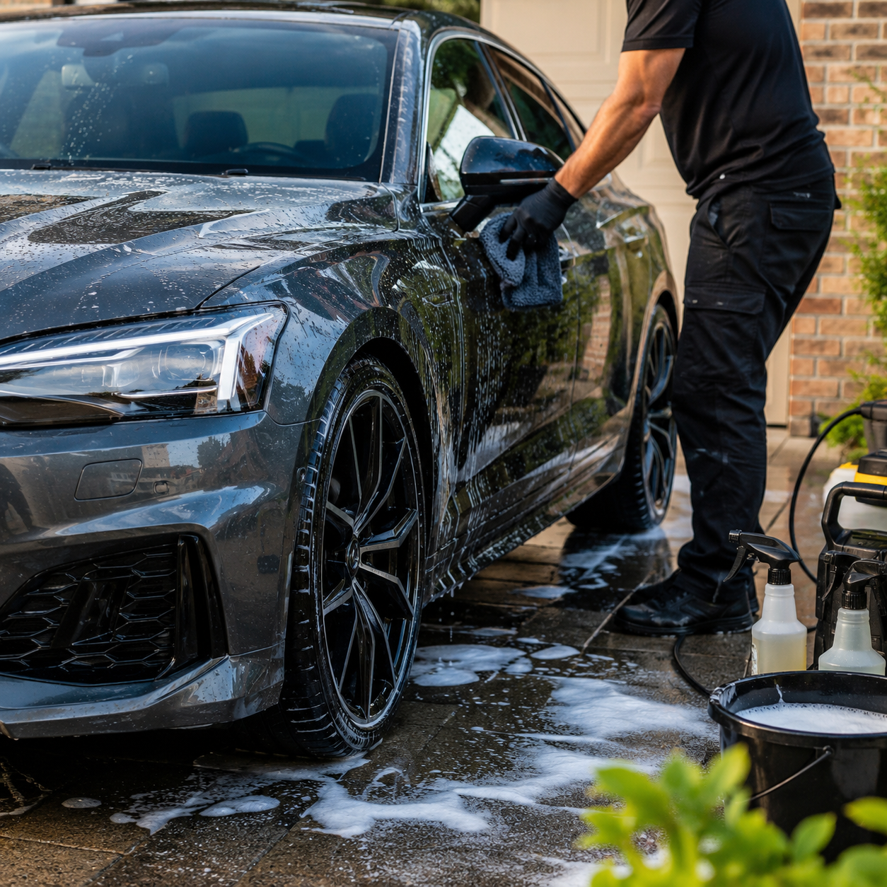 Wheel cleaning